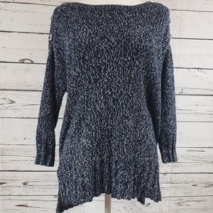 Blue Knit style Lucky Brand Sweater with Buttons